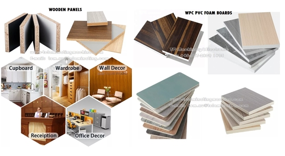 TC Company Automatic PUR Hot Glue PVC Film Paper Cardboard Door Laminating Machine Paper Film Laminator