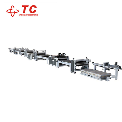 TC Woodworking Machinery Fully-automatic Pvca Glue PU Decorative 3D Papers Sticking Cold Glue Laminating Machine