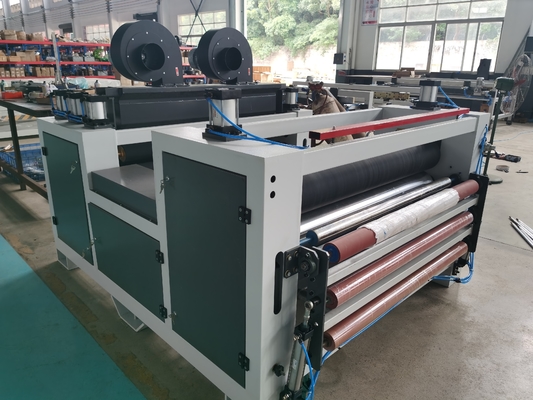 TC Woodworking Machinery Fully-automatic Pvca Glue PU Decorative 3D Papers Sticking Cold Glue Laminating Machine