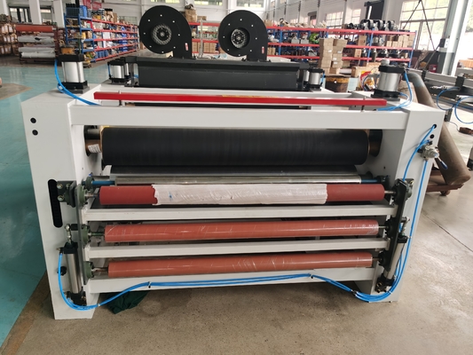 TC Woodworking Machinery Fully-automatic Pvca Glue PU Decorative 3D Papers Sticking Cold Glue Laminating Machine