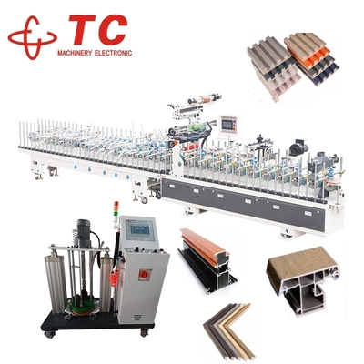 TC Machinery Company Low Price PVC Film Speaker Board PUR Hot Glue Profile Wrapping Machine
