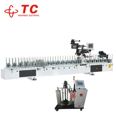 TC Machinery Company Low Price PVC Film Speaker Board PUR Hot Glue Profile Wrapping Machine