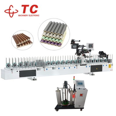 WPC Grille Wall Panel Laminating & Wrapping Machine with PLC Control, 25-50meter/min