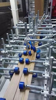 TC Factory Direct Delivery Wood Pvc Veneer PUR Hot Melt Adhesive Sticker Wood Profile Machine.