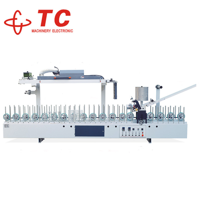 TC Machinery Manufacturing High Quality and Low Price Wood Grain Film EVA Hot Glue Profile Wrapping Machine