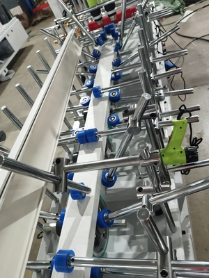 TC Machinery Manufacturing High Quality and Low Price Wood Grain Film EVA Hot Glue Profile Wrapping Machine