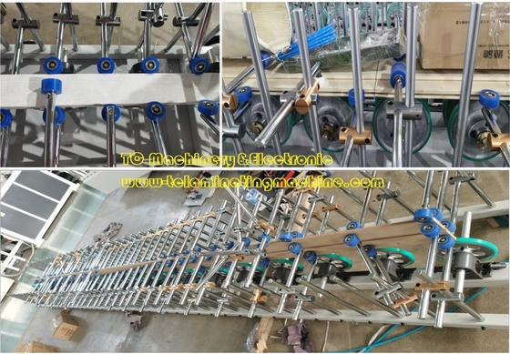 TC Source Manufacturer High Standard Veneer EVA Hot Glue Profile Wrapping Machine