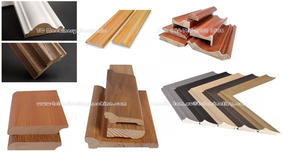 TC Source Manufacturer High Standard Veneer EVA Hot Glue Profile Wrapping Machine