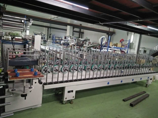 TC  High Standard Veneer EVA Glue Profile Wrapping Machine Woodworking EVA Hot Melt Glue Profile Wrapping Machine