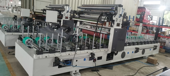 TC Factory Price Automatic 1300 PVC Film PUR Glue Wrapping Machine for WPC Door Panels