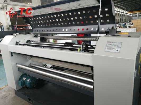 TC Roll Paper Cutter Plastic Film Foil PET PVC PE Slitter Slitting and Rewinding Machine