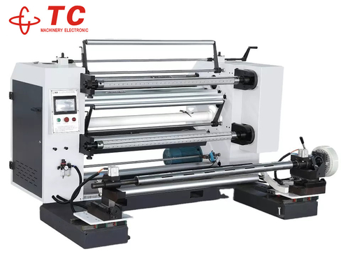 TC New High Quality Cheap PVC Fabric Paper Film Slitter Plastic Film Roll Slitting Machine