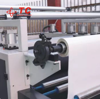 TC Woodworking Machinery Manufacturer High Speed Slitting and Rewinding Machine for Paper Pvc Leather