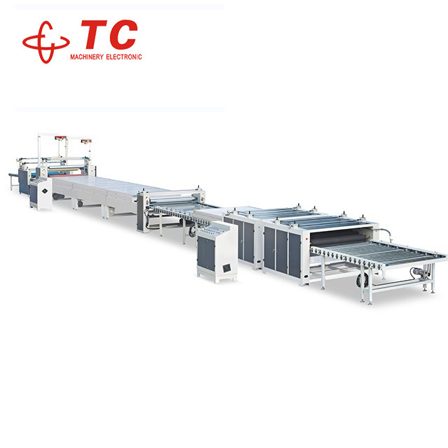 TC Machinery Manufacturing Metal Sheet Laminating Machine Film Laminator Production Line Steel Plate Lamination Machine
