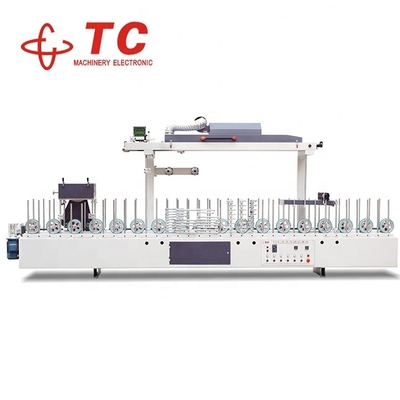 TC Multifunctional Woodworking Machinery Plastic  for Mdf Cold Glue Profile Wrapping Machine